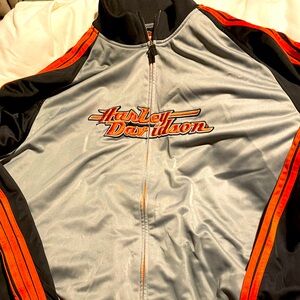 Harley Davidson Men’s Track Jacket— Size 2XL